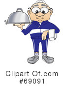 Senior Man Character Clipart #69091 by Mascot Junction