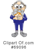 Senior Man Character Clipart #69096 by Mascot Junction