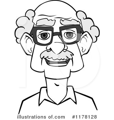 Old Man Clipart #1178128 by Vector Tradition SM