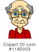 Senior Man Clipart #1182003 by Vector Tradition SM