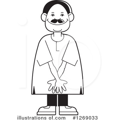 Senior Man Clipart #1269033 by Lal Perera