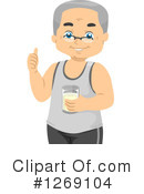 Senior Man Clipart #1269104 by BNP Design Studio