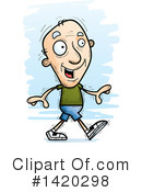 Senior Man Clipart #1420298 by Cory Thoman