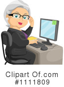 Senior Woman Clipart #1111809 by BNP Design Studio