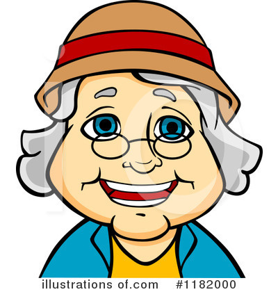 Old Woman Clipart #1182000 by Vector Tradition SM