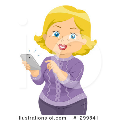 Royalty-Free (RF) Senior Woman Clipart Illustration by BNP Design Studio - Stock Sample #1299841