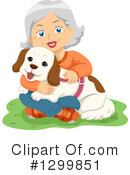 Senior Woman Clipart #1299851 by BNP Design Studio