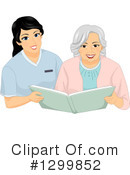 Senior Woman Clipart #1299852 by BNP Design Studio