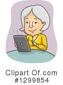 Senior Woman Clipart #1299854 by BNP Design Studio