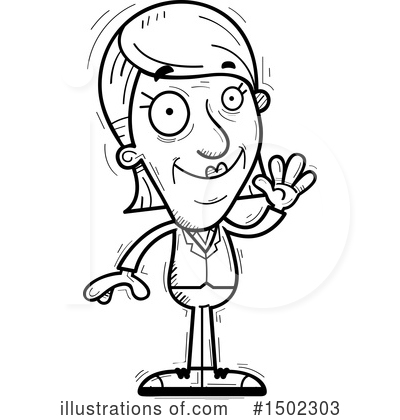 Royalty-Free (RF) Senior Woman Clipart Illustration by Cory Thoman - Stock Sample #1502303