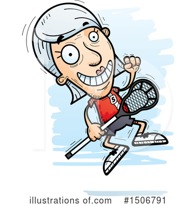 Senior Caucasian Woman Clipart #1506791 by Cory Thoman