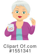Senior Woman Clipart #1551341 by BNP Design Studio