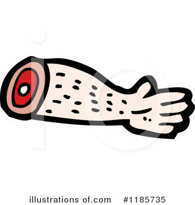 Royalty-Free (RF) Severed Arm Clipart Illustration by lineartestpilot - Stock Sample #1185735