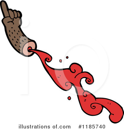 Royalty-Free (RF) Severed Arm Clipart Illustration by lineartestpilot - Stock Sample #1185740