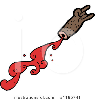 Royalty-Free (RF) Severed Arm Clipart Illustration by lineartestpilot - Stock Sample #1185741