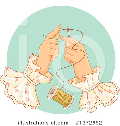 Royalty-Free (RF) Sewing Clipart Illustration by BNP Design Studio - Stock Sample #1372652