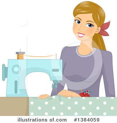 Sewing Machine Clipart #1384059 by BNP Design Studio