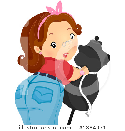 Royalty-Free (RF) Sewing Clipart Illustration by BNP Design Studio - Stock Sample #1384071