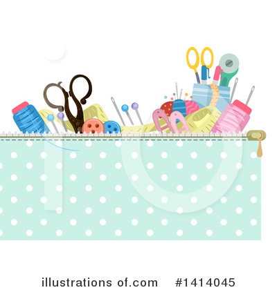 Royalty-Free (RF) Sewing Clipart Illustration by BNP Design Studio - Stock Sample #1414045