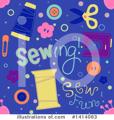 Royalty-Free (RF) Sewing Clipart Illustration by BNP Design Studio - Stock Sample #1414063