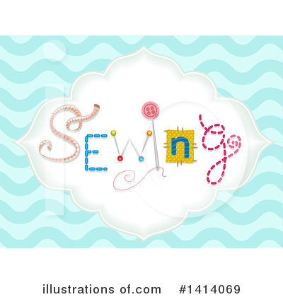 Royalty-Free (RF) Sewing Clipart Illustration by BNP Design Studio - Stock Sample #1414069