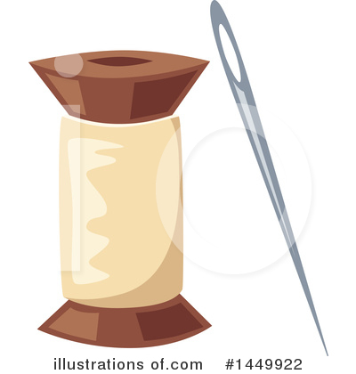Royalty-Free (RF) Sewing Clipart Illustration by Vector Tradition SM - Stock Sample #1449922