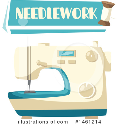 Royalty-Free (RF) Sewing Clipart Illustration by Vector Tradition SM - Stock Sample #1461214
