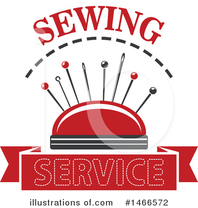 Royalty-Free (RF) Sewing Clipart Illustration by Vector Tradition SM - Stock Sample #1466572