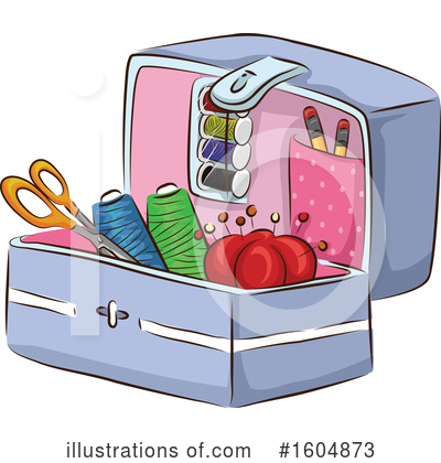 Royalty-Free (RF) Sewing Clipart Illustration by BNP Design Studio - Stock Sample #1604873