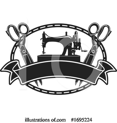 Royalty-Free (RF) Sewing Clipart Illustration by Vector Tradition SM - Stock Sample #1695224