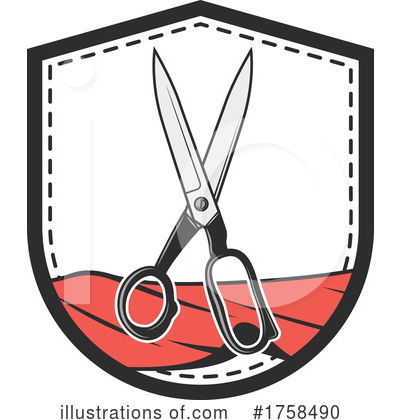Scissors Clipart #1758490 by Vector Tradition SM