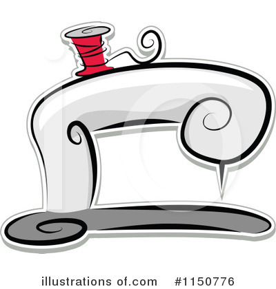 Royalty-Free (RF) Sewing Machine Clipart Illustration by BNP Design Studio - Stock Sample #1150776