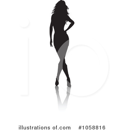 Royalty-Free (RF) Sexy Woman Clipart Illustration by KJ Pargeter - Stock Sample #1058816