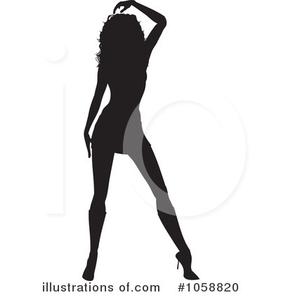Royalty-Free (RF) Sexy Woman Clipart Illustration by KJ Pargeter - Stock Sample #1058820