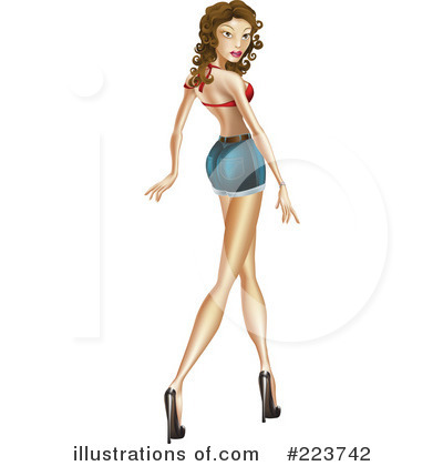 Royalty-Free (RF) Sexy Woman Clipart Illustration by AtStockIllustration - Stock Sample #223742