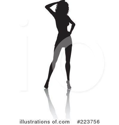 Royalty-Free (RF) Sexy Woman Clipart Illustration by KJ Pargeter - Stock Sample #223756