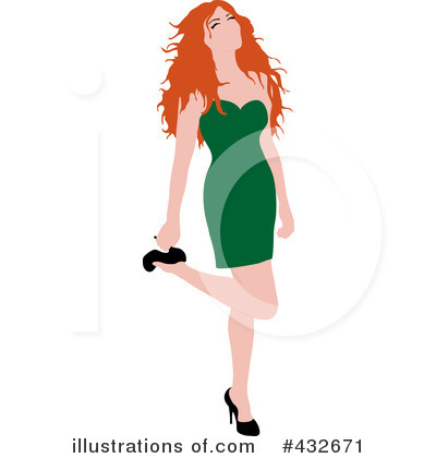Royalty-Free (RF) Sexy Woman Clipart Illustration by Pams Clipart - Stock Sample #432671