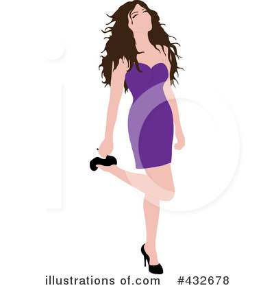 Royalty-Free (RF) Sexy Woman Clipart Illustration by Pams Clipart - Stock Sample #432678