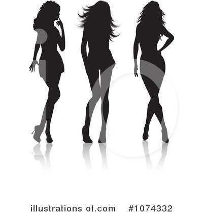 Royalty-Free (RF) Sexy Women Clipart Illustration by KJ Pargeter - Stock Sample #1074332