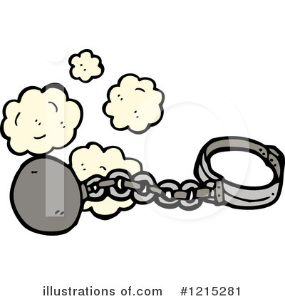 Royalty-Free (RF) Shackles Clipart Illustration by lineartestpilot - Stock Sample #1215281