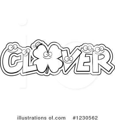 Royalty-Free (RF) Shamrock Clipart Illustration by Cory Thoman - Stock Sample #1230562