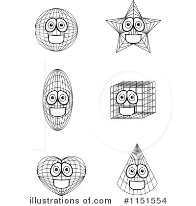 Royalty-Free (RF) Shapes Clipart Illustration by Cory Thoman - Stock Sample #1151554