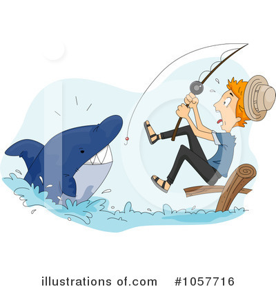 Royalty-Free (RF) Shark Clipart Illustration by BNP Design Studio - Stock Sample #1057716