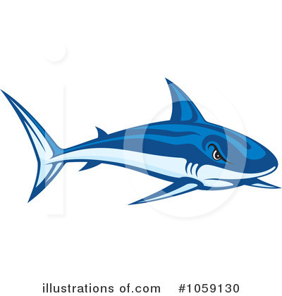 Shark Clipart #1059130 by Any Vector