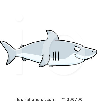 Royalty-Free (RF) Shark Clipart Illustration by Cory Thoman - Stock Sample #1066700