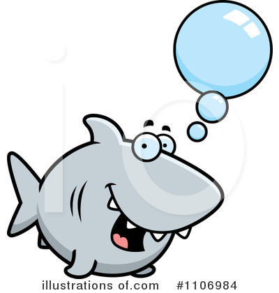 Royalty-Free (RF) Shark Clipart Illustration by Cory Thoman - Stock Sample #1106984
