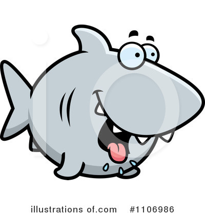 Royalty-Free (RF) Shark Clipart Illustration by Cory Thoman - Stock Sample #1106986