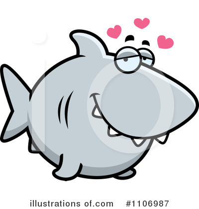 Royalty-Free (RF) Shark Clipart Illustration by Cory Thoman - Stock Sample #1106987
