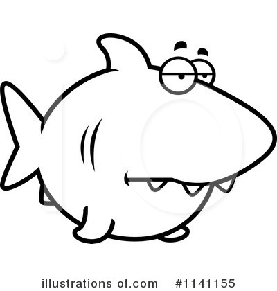 Royalty-Free (RF) Shark Clipart Illustration by Cory Thoman - Stock Sample #1141155