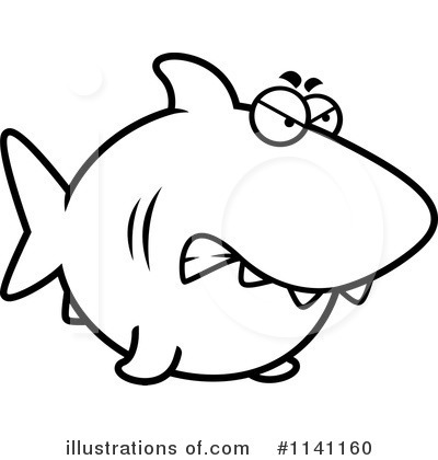 Royalty-Free (RF) Shark Clipart Illustration by Cory Thoman - Stock Sample #1141160